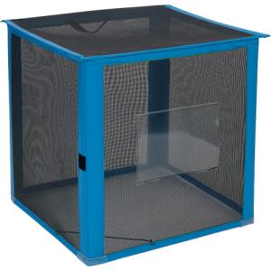 テラモト 自立ゴミネット 折りたたみ式 黒600×600×700 DS2610119 清掃 衛生用品 清掃用品 ゴミ箱 代引不可