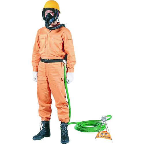 シゲマツ 送気マスク 肺力吸引形ホースマスク 225CS 225CS 保護具 マスク 耳栓 電動ファ...