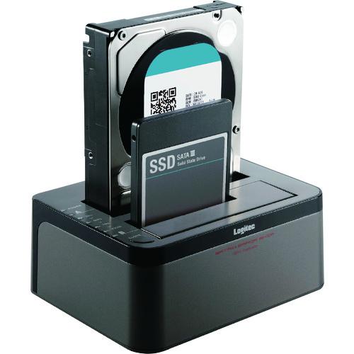 ELECOM エラースキップ搭載 2BAY Duplicator HDD/SSDスタンド LGB2B...
