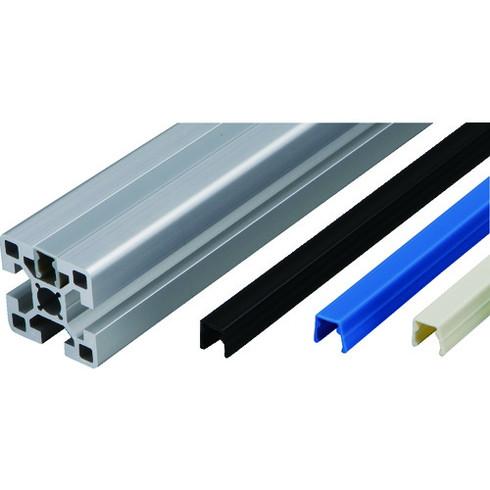 TRUSCO TSF30用スロットキャップ S L=2000 ブラック TRUSCO TSFA104...