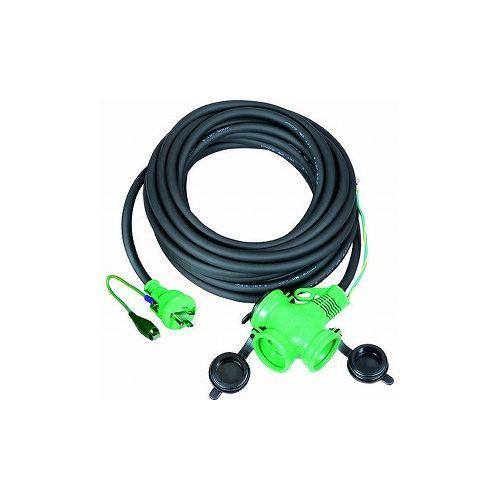 日動 リペアポッキン延長コード 屋外型 アース付 20m 極太ソフト電線SVCT2.0 PPTW-2...