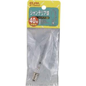 ELPA シャンデリア E12 G73HC 工事・照明用品 作業灯・照明用品 電球 代引不可｜recommendo