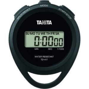 TANITA ストップウオッチTD417BK TANITA TD417BK 測定 計測用品 工業用計測機器 ストップウォッチ タイマー 代引不可｜recommendo