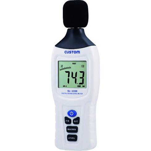 カスタム デジタル騒音計 カスタム SL1330 測定 計測用品 環境計測機器 環境測定器 代引不可