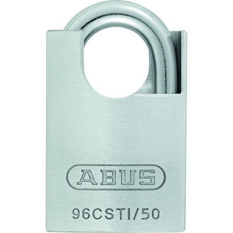 ABUS シャックルガード付シリンダー南京錠 TITALIUM 96CSTI/50 TITALIUM...