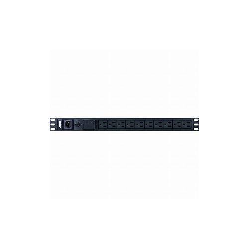 ATEN 10ポート ベーシックPDU 15A 最大 NEMA 5-15R x 10口 サージ保護機...