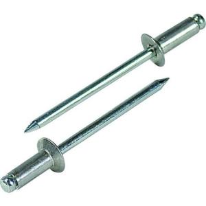 エビ ブラインドリベット 皿頭 アルミニウム/スティール製