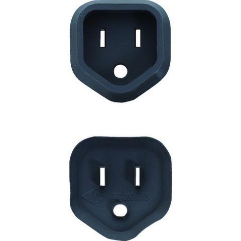 TRUSCO トラスコ プラグ安全カバー3P用 50P入 ブラック PL3CAP50PBK 代引不可