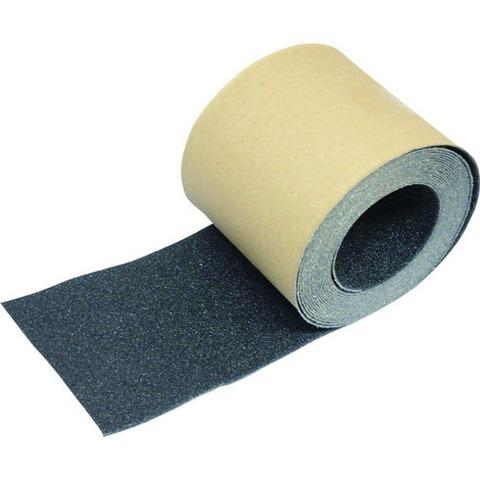 TRUSCO トラスコ ノンスリップテープ 屋外用 50mmX5m 10巻オ纏メ品 黒 TNS500...