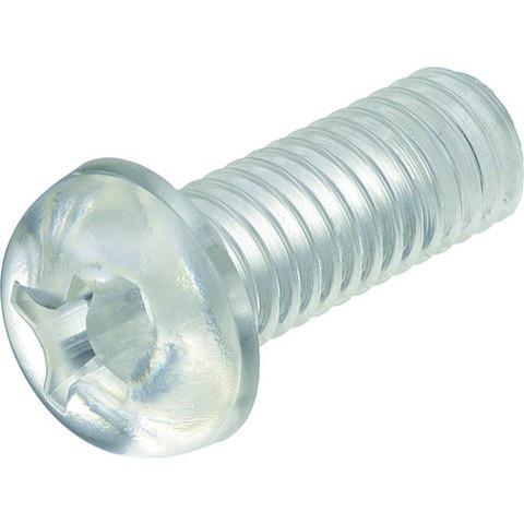 TRUSCO トラスコ ポリカーボネート PC 十字穴付ナベ小ネジ M3X4 50本入 BPCPHM...