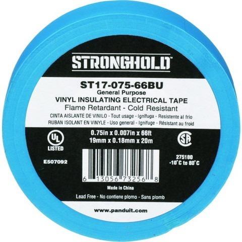 ストロングホールド StrongHoldビニールテープ 一般用途用 青 幅19.1mm 長さ20m ...