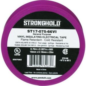 ストロングホールド StrongHoldビニールテープ 一般用途用 紫 幅19.1mm 長さ20m ST17-075-66VI ST1707566VI 代引不可｜recommendo