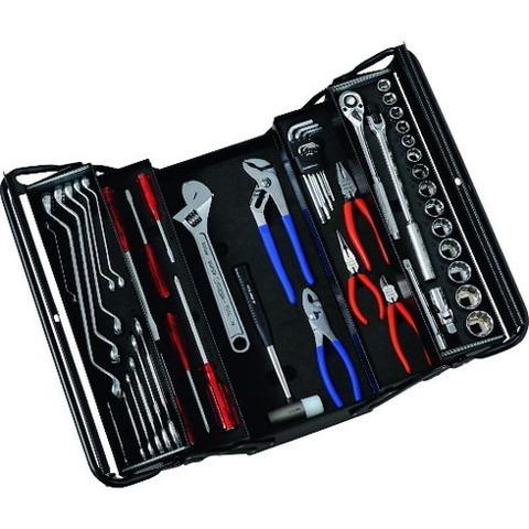 スーパー プロ用両開キ工具セット 3段式 デラックスタイプ S5000DS 代引不可