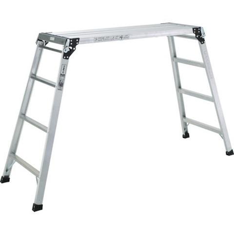 アルインコ プロ仕様足場台 天板高サ1.11m 最大使用質量130kg PXGK1212W 代引不可