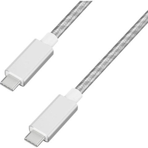 アイリスオーヤマ 517608 高耐久USB3.1ケーブル 1m GEN2 シルバー ICCCD10...