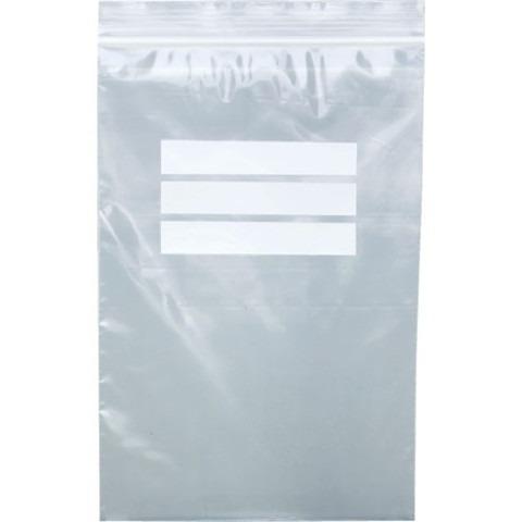 TRUSCO トラスコ チャック付ポリ袋 白枠付 0.04mm厚 70x50mm 300枚入 TCB...