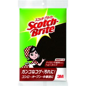 3M スコッチ ブライト ナイロン不織布たわし ヘビータイプ 代引不可