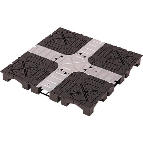 FUKUVI クリーンOAフロア ピットTN-50 4枚入り 配線溝一体型 500mm×500mm ...