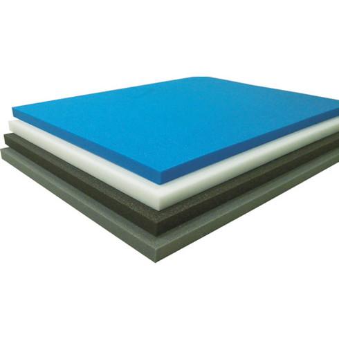TRUSCO 発泡ポリエチレンシート ソフト 20mm 1mX1m 青 1枚1袋梱包 TRUSCO ...