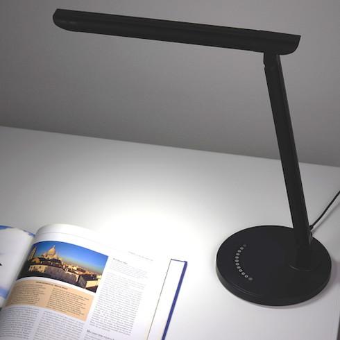 YAZAWA 調光機能付7W白色LEDスタンドライトBK YAZAWA SDLE07N12BK 工事...