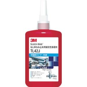 3M Scotch-Weld ねじゆるみ止め用嫌気性接着剤TL43J 250ml TL43J250M...