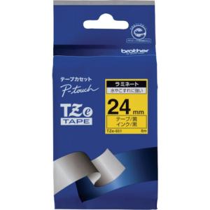 ブラザー Tzeテープ 黒文字/黄地/24mm ブラザー TZE651 オフィス 住設用品 オフィス備品 ラベル用品 代引不可
