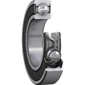 SKF 単列深溝玉軸受 軸受両端接触シール 内径55mmX外径90mmX幅18mm 日本エスケイエフ...