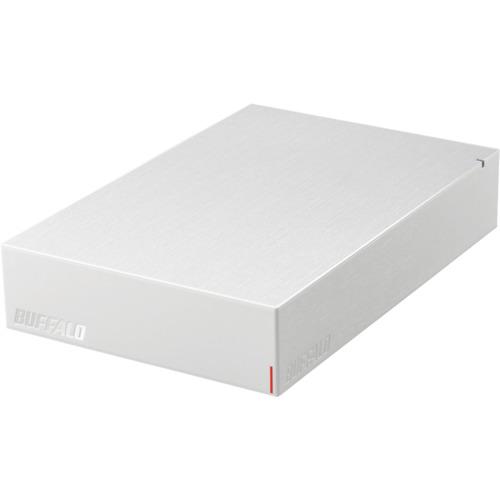BUFFALO USB3.2 Gen.1 対応外付けHDD 1TB ホワイト HDLE1U3WB オ...