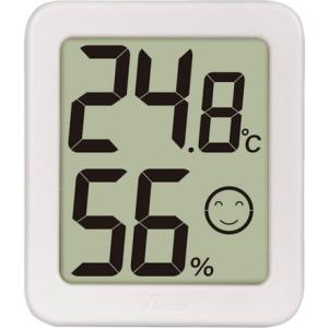 シンワ デジタル温湿度計 環境チェッカー ミニ ホワイト シンワ測定 測定 計測用品 環境計測機器 ...