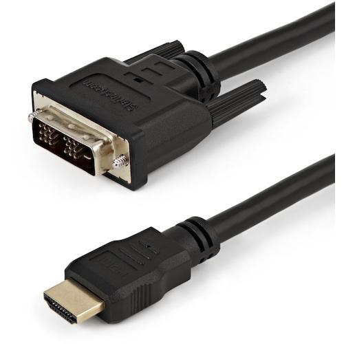 StarTech ディスプレイ変換ケーブル/HDMI - DVI-D/1.5m/オス-オス/モニター...