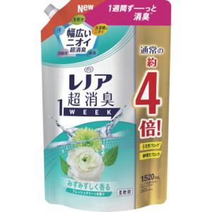 P G レノア 超消臭1WEEK フレッシュグリーン 詰メ替エ 1520ml P Gジャパン同 清掃 衛生用品 清掃用品 洗濯洗剤 代引不可｜recommendo