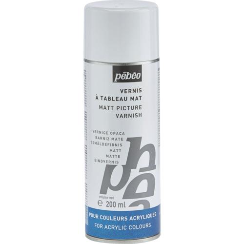 Pebeo マットバーニッシュ つや消し 画面保護剤 油性 スプレー 200ml 520225 工事...