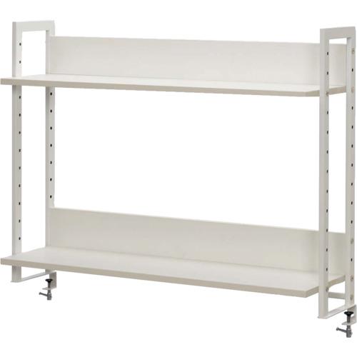 アールエフヤマカワ ワークデスク2上置ハイシェルフW1000 ホワイト GZUSRH21000WH ...