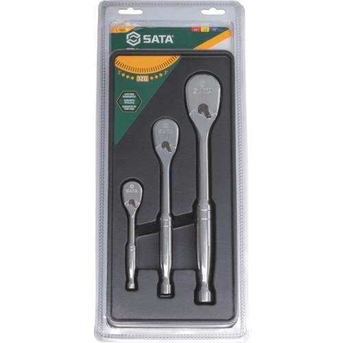 SATA ラチェットハンドル3点セット 120XP 差込角12.7mm差込角9.5mm差込角6.35...