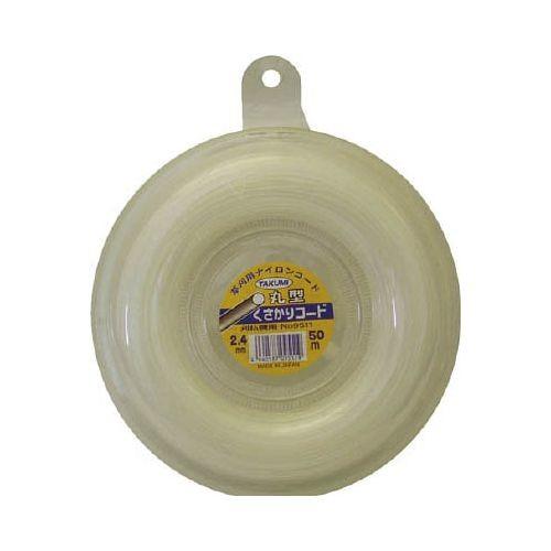 たくみ ナイロンコード 丸型 2.4×50m 9511 代引き不可