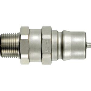 日東 HSPカプラプラグ おねじタイプ/テーパねじ 相手側取付サイズRc3/8 07816 3HPR...