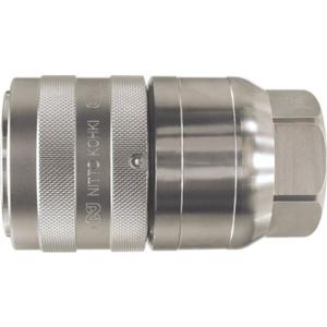 日東 フラットフェイスカプラFF型 20901 FF6SSTEELNBR 空圧用品 流体継手・チュー...