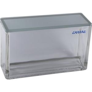 カマグ 二槽式展開槽 20X10cm ガラス蓋付 225253 研究用品 理化学用品 水槽 代引不可