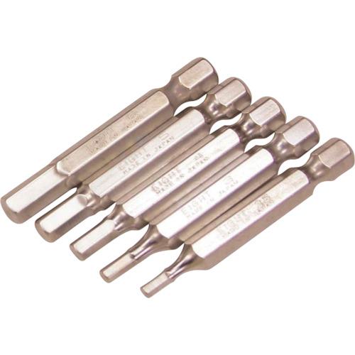 EIGHT 六角棒ビット 対辺6.35mm 溝9mm 4mmX50 単品 エイト 電動 油圧 空圧工...