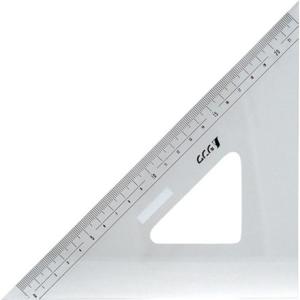 シンワ アクリル三角定規24cm シンワ測定 測定 計測用品 測定工具 直尺 代引不可