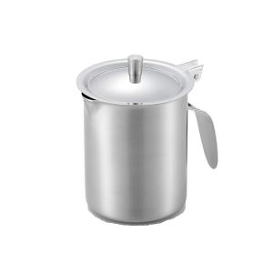 PEARL LIFE オイルポット おしゃれ フィルター 油こし器 アミ付き 油