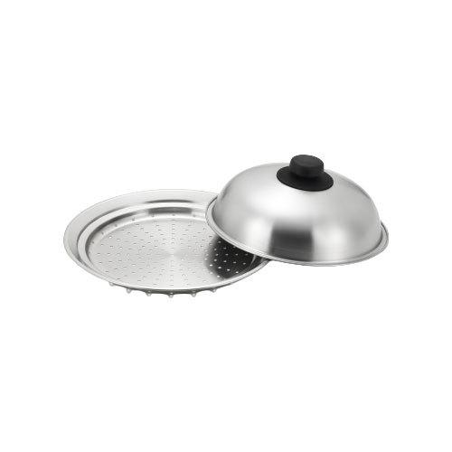 ヨシカワ 日本製 フライパンにのせて使う蒸しプレート 20〜22cm のせるだけ 簡単蒸し料理 美味...