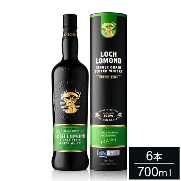 6本セット ロッホローモンド シングルグレーン ピーテッド 700ml ロッホ ローモンド Loch...