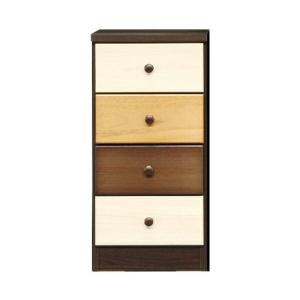 国産 大川家具 完成品 チェスト 5段 幅39cm 高さ97cm 無垢材 収納