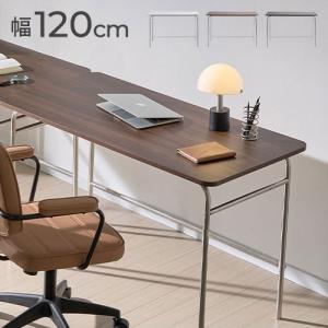 roomnhome ステンレス デスク バルト 幅120 奥行60 4人掛け スチール ミッドセンチュリー 120×60cm リビング ダイニング パソコンデスク つくえ 机