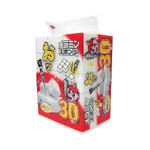 オーエ Ohe メラミンスポンジ ホワイト キューブ 水だけでOK 頑固な汚れを落とす 30個入