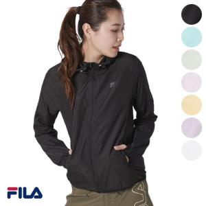 FILA フィラ 軽量 リップ パーカー ジャケット 228-725 フード付き 薄手 レディースジャケット SWIM RUNNING FITNESS 水泳
