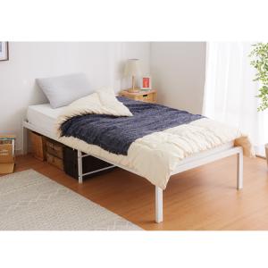 スチールベッド シングル マットレス専用 フレ...の詳細画像5