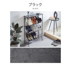 棚付き シューズラック 6足収納 幅60cm ...の詳細画像2