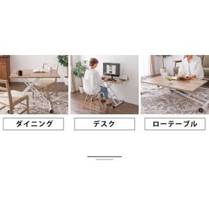 テーブル 昇降式 ガス圧昇降式テーブル 高さ調...の詳細画像4